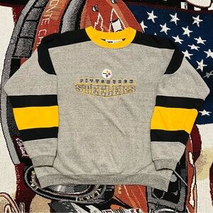 Pittsburgh Steelers Gray and Black Sweatshirt